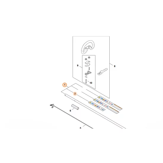 STIHL  Wysięgnik 25,4 mm x mm FA07 710 7101